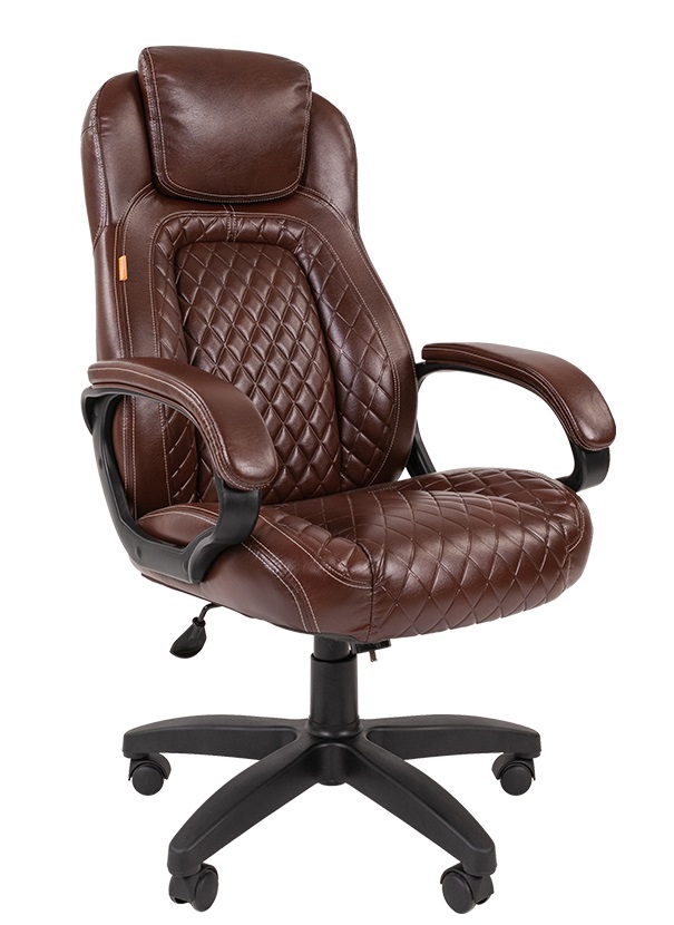 Кресло Chairman 432 экокожа коричневая