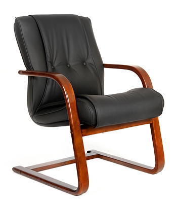 Кресло Chairman 653V кожа черная