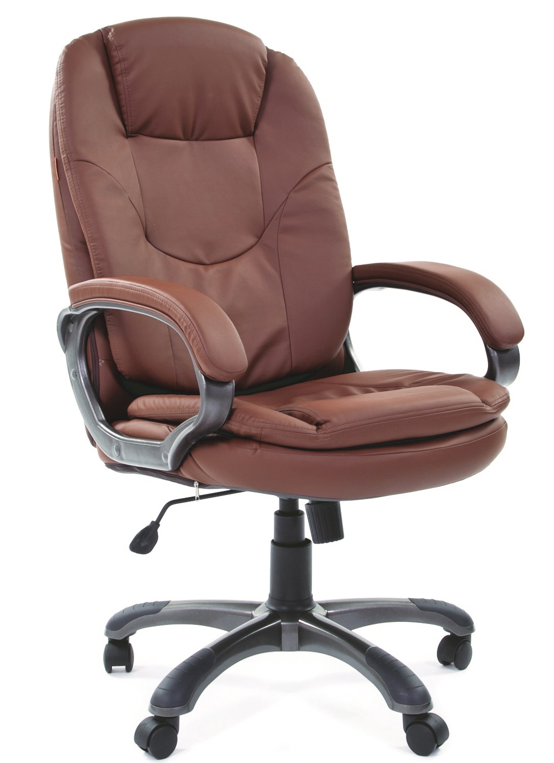 Кресло Chairman 668 экокожа коричневая
