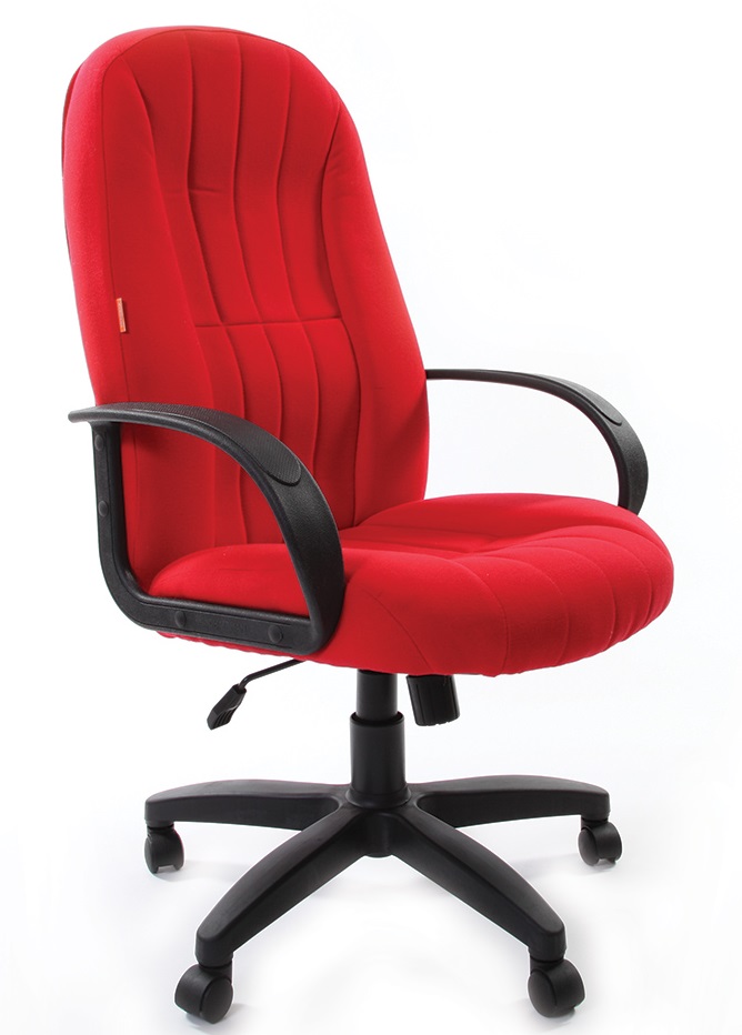 Кресло Chairman 685 ткань красная