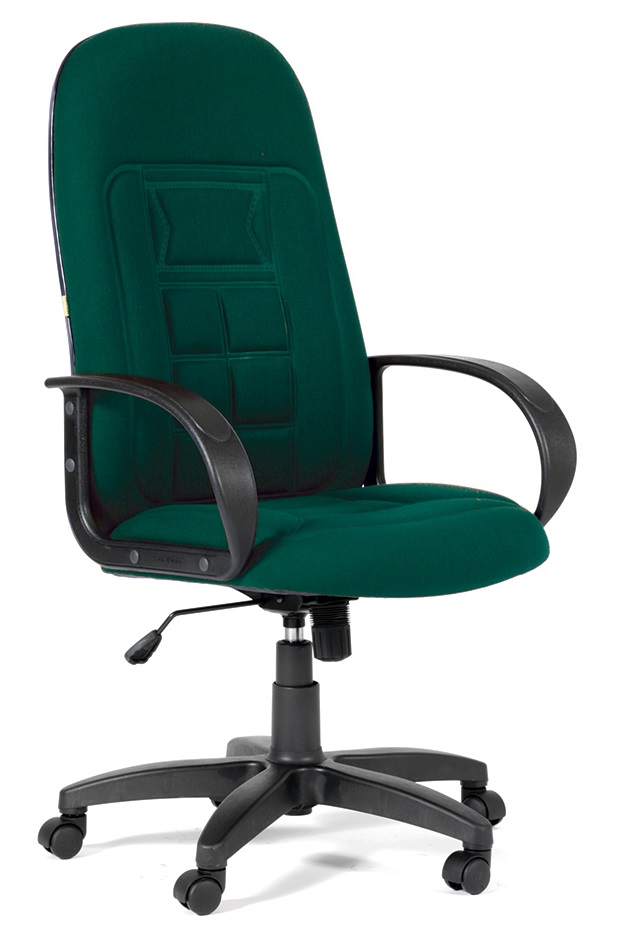 Кресло Chairman 727 ткань зеленая