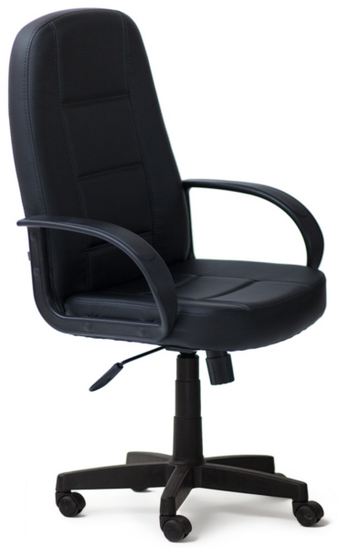 Кресло руководителя CH747 экокожа черная