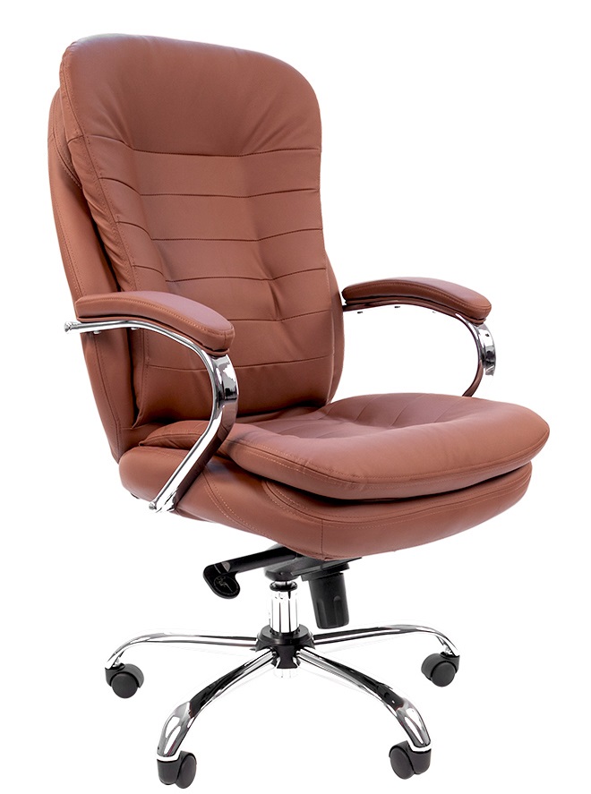 Кресло Chairman 795 кожа коричневая