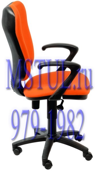 Кресло Бюрократ CH-540AXSN ткань оранжевая 26-29-1