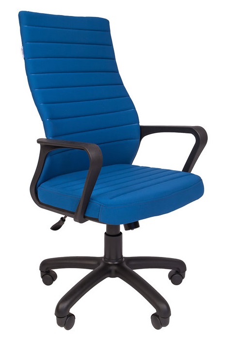Кресло офисное РК-165 ткань S голубая