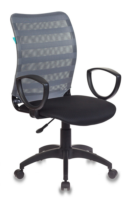Кресло Бюрократ CH-599AXSN 32B спинка серая сетка, сиденье черн